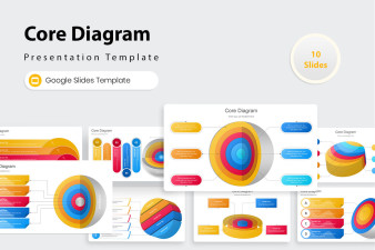 Core Diagram Google Slides Presentation Template